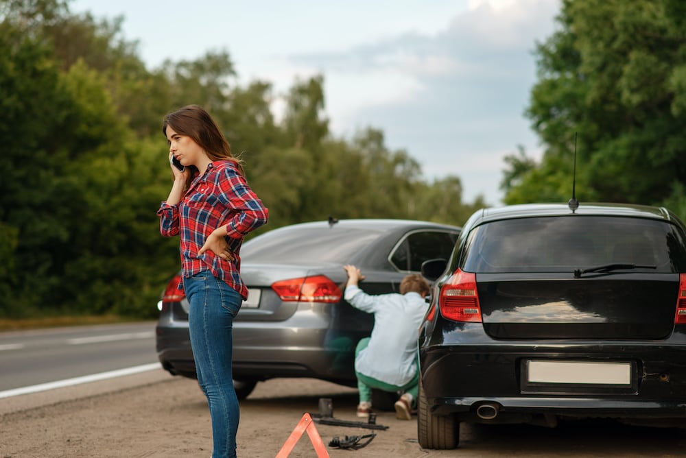 phone call after car accident